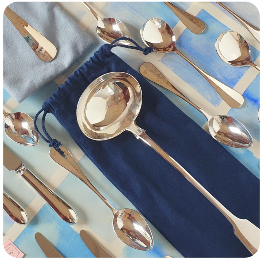 TownTalkPolish's tweet photo. To slow down the build up of tarnish on your silverware, try our anti-tarnish silver storage bags - they are available in different sizes &amp; colours and will  keep your silver shiny and ready to use anytime! #silver #silvercare #silverstorage #antiquesilver #silverware https://t.co/68KSXEcYIS
