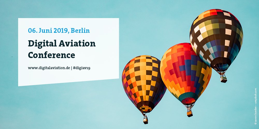 DLR_de's tweet image. Morgen findet die #digiav19 von @BitkomEvents in #Berlin statt – dabei werden auch die 4 Gewinner des @idl_social bekannt gegeben!
Mit an Bord: Koordinator für Luft- und #Raumfahrt @tj_tweets vom @BMWi_Bund und DLR-#Luftfahrt-Vorstand Henke ✈️
Details: digitalaviation.de