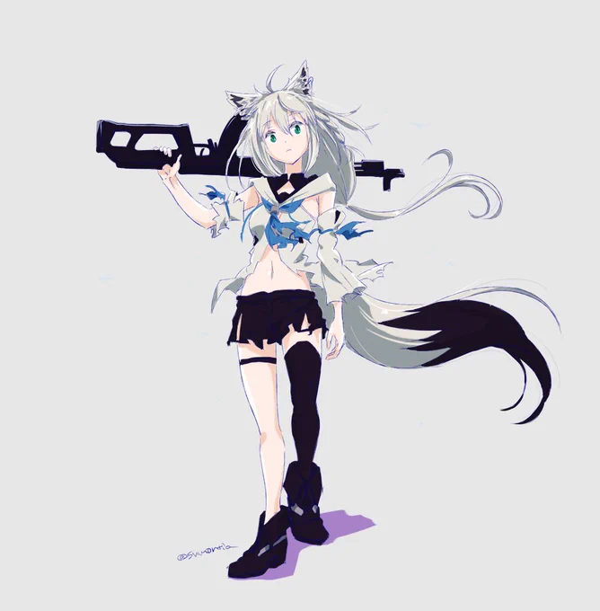コマンドーなのも底抜けにかわわ🤤

#絵フブキ 