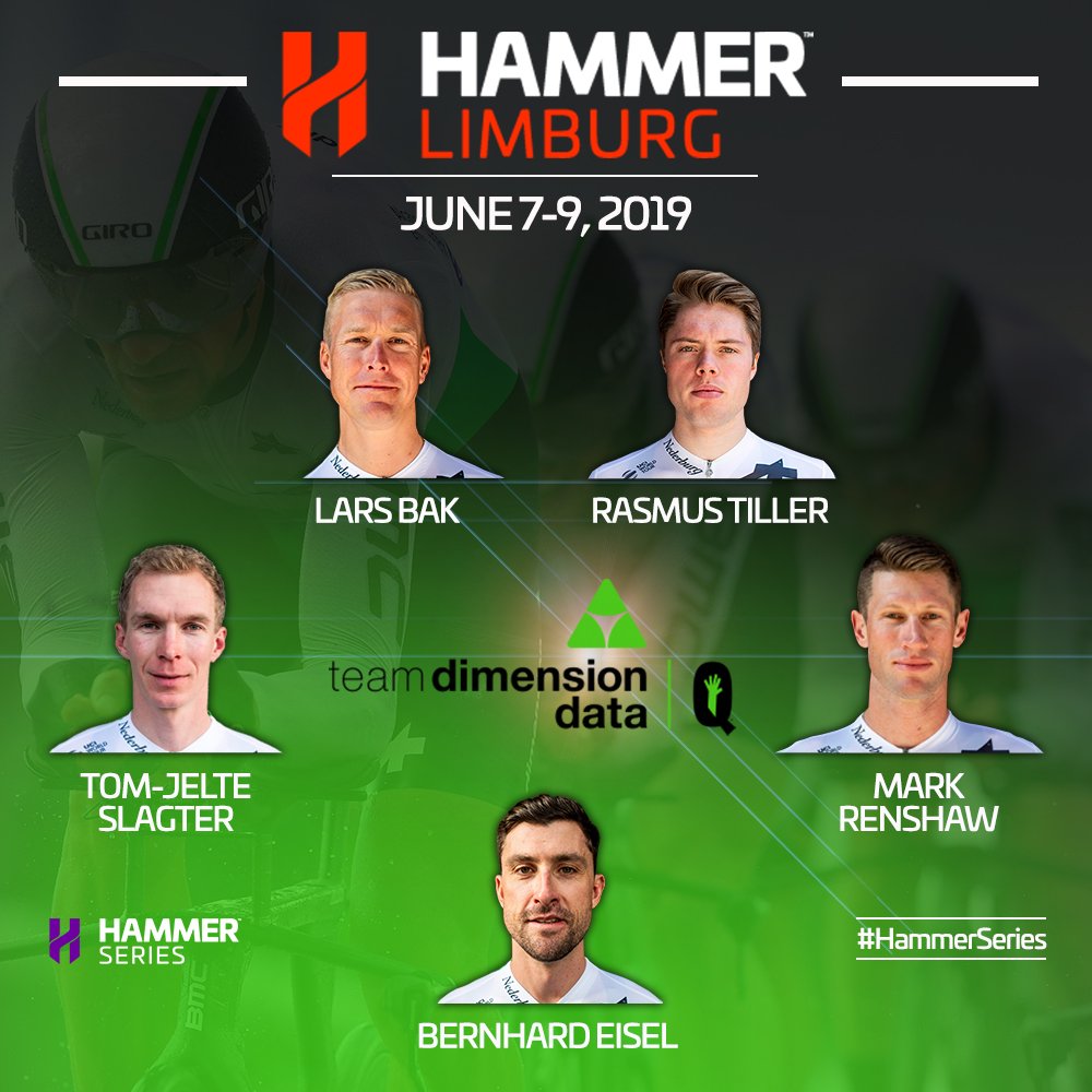 This is how <a href="/TeamDiData/">Nguyen</a> will line up as they take on the challenge of <a href="/hammerlimburg/">@HammerLimburg</a> this weekend in the Netherlands. The action gets underway on Friday with the Hammer Climb at 3pm local time. Watch it live right here on Twitter.