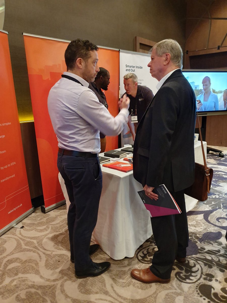 VELOCITY1LTD's tweet photo. We're here @Bisnow #BTRAC in @HiltonWembley! Talk to us at our stand and find out how we're Making Smart Simple &amp; Bringing Smart Cities To Life! 

#Btr2sDay #buildtorent #smart #connectivity #voice #DigitalTransformation https://t.co/V2vMmvdWeE