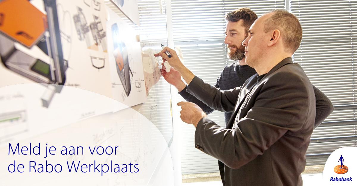 Kom naar een Rabo Werkplaats en ontdek welke stappen je kunt zetten om vernieuwend te ondernemen. Meld je aan op: rabobank.nl/werkplaats #groei #vernieuwen