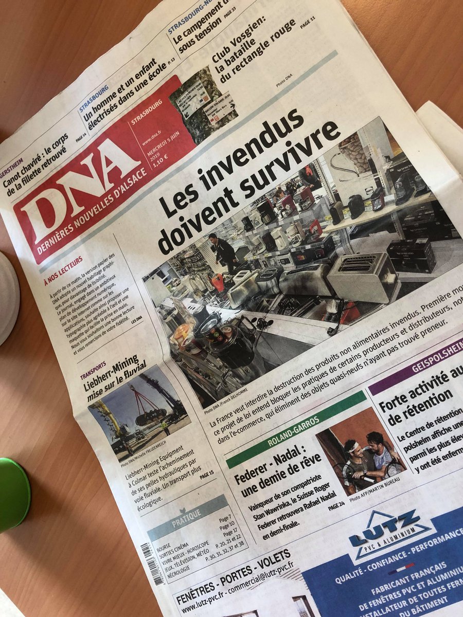 dnatweets's tweet photo. 📣 IL Y A DU CHANGEMENT ! 📰

À partir de ce matin, la version papier des DNA adopte un nouvel habillage graphique pour davantage de lisibilité. Le journal souhaite ainsi proposer une typographie plus agréable à l’œil et une maquette qui facilite la prise en main. https://t.co/m2WIk6UzBn