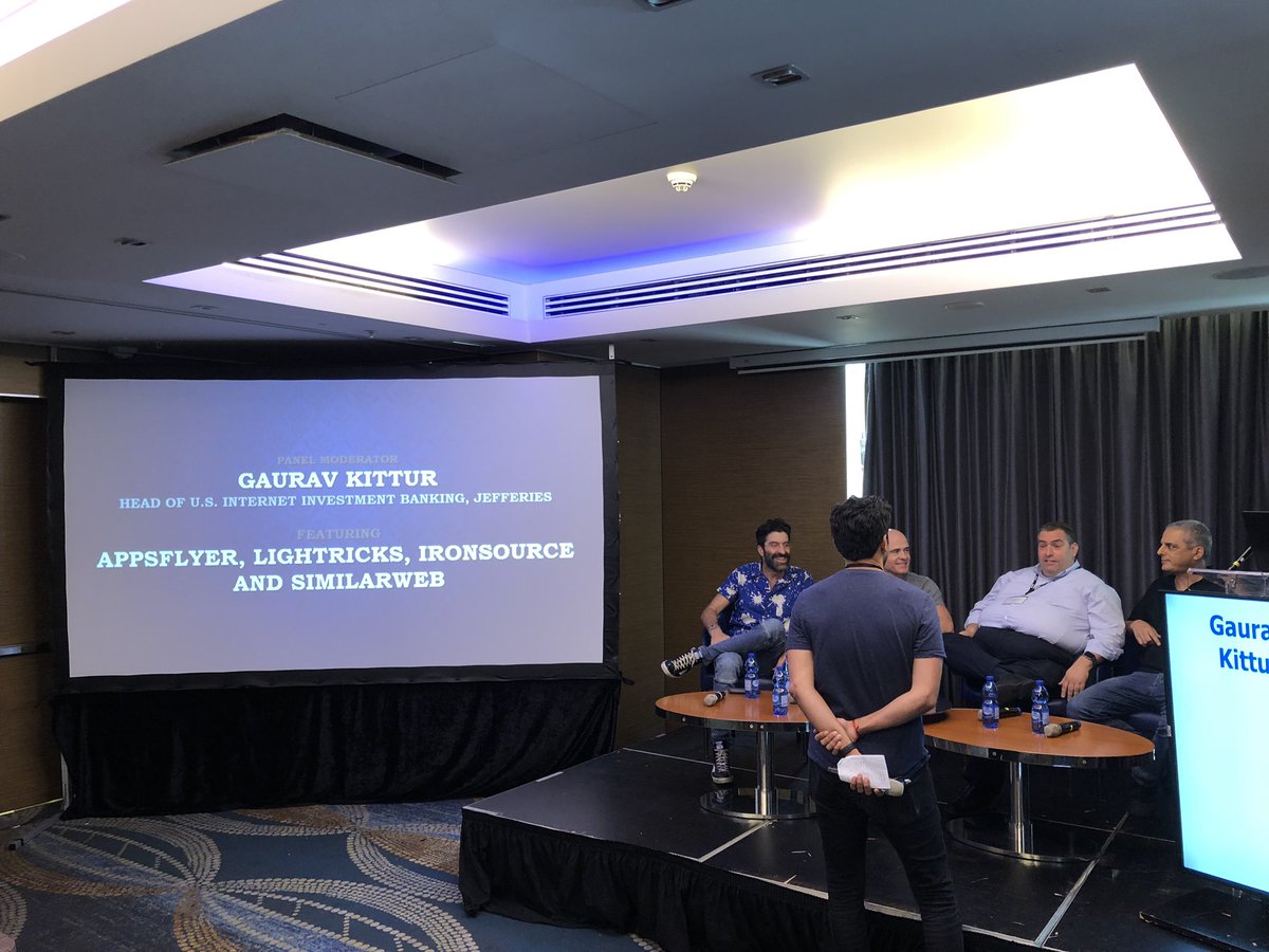 dhebel's tweet photo. Great and exciting panel with leading Israeli companies including @AppsFlyer @okaniel #startupnation https://t.co/oZIhi1jKfg