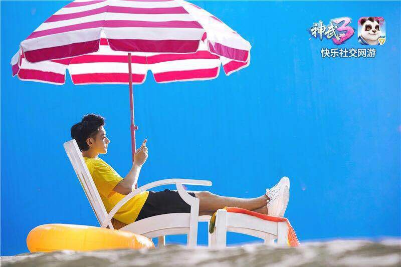 【PIC】190605  
   Advertising map of  SW3 spokesman Z.TAO
🌊Summer is coming👏🏻sunshine~~beach ~🌊
Cr.神武3官博
#ZTAO #黄子韬 #타오 #タオ #เทา
