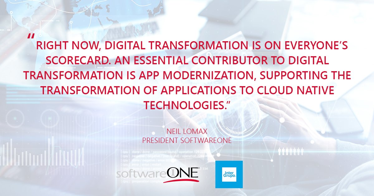 COMPAREXUK's tweet photo. Exciting news! SoftwareONE has acquired a controlling stake in #Intergrupo expanding our capabilities in strategic areas of App Development &amp;Modernization, DevOps/Digital Engineering, Artificial Intelligence and Machine Learning https://t.co/Oosy6OrEjr