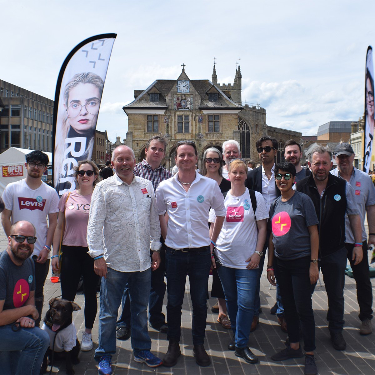 Good morning #Peterborough! 🙌

We're out and about in the town centre and knocking on doors across the city. Please do have a chat and ask us why you should vote Renew tomorrow 🥰🤗