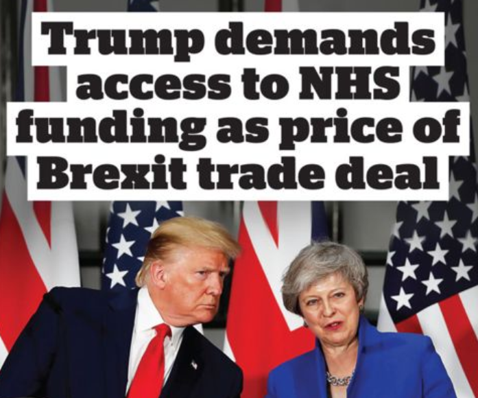 JouMoore's tweet photo. #MSMbias
#MSMbull
#MSMlies
YOU CAN'T MAKE THIS UP
WELL ACTUALLY THE MSM CAN
@realDonaldTrump DIDN'T ASK TO RUN THE NHS
HE DIDN'T ASK TO BUY THE NHS
HE SIMPLY WANTS TO 
PROVIDE
CHEAPER FCUKING DRUGS

THE EU
IS FLEASING THE NHS
NO WONDER IT IS HEMOURAGING 
AND PEOPLE ARE DYING https://t.co/9jQTmKbFH1