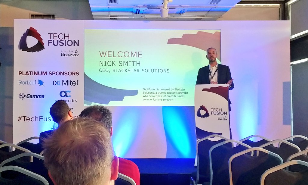 We're underway 

First up is <a href="/1nms/">Nick Smith</a> from event organisers <a href="/blackstarsols/">Blackstar Solutions - Part of the Croft Group</a>
