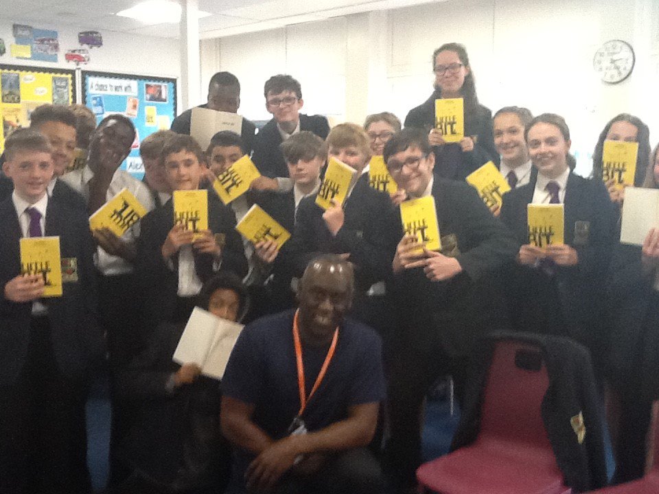 TurtonLibrary's tweet photo. We had a fabulous afternoon with @brixtonbard yesterday, good to see some really thought-provoking discussion about #LiccleBit. Thanks @mcys_mmu for organising everything, they all loved their signed book! https://t.co/KWODbGsvMZ