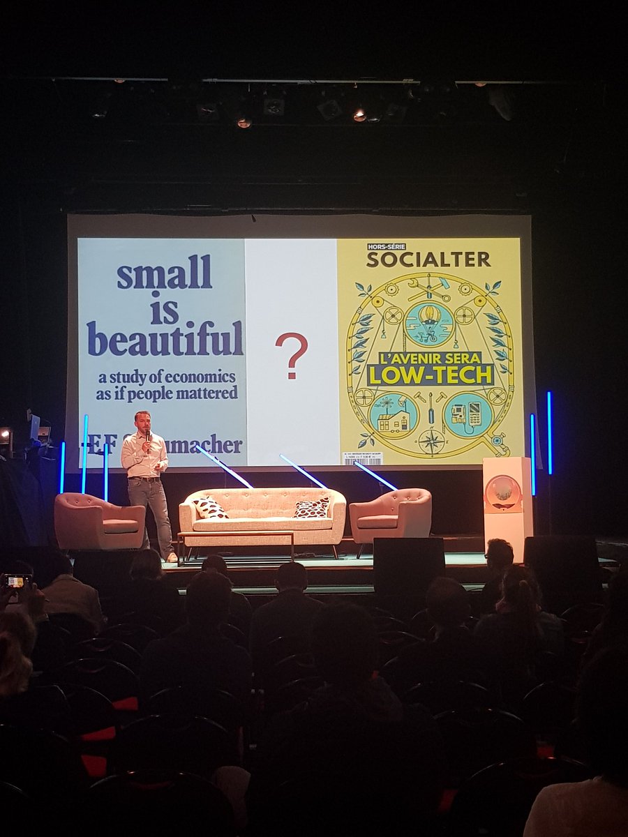 "Avant de créer plus de licornes, débarrassons-nous de l'evil tech et favorisons la #lowtech for good !" <a href="/fbardeau/">⚡ Frédéric Bardeau 🚀 🔥</a> #Web2day