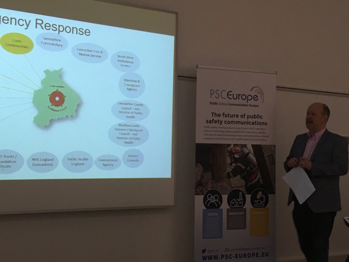 We're delighted to have <a href="/psc_e/">PSCE</a> <a href="/LancasterUni/">Lancaster University</a> to discuss public safety communications futures. Thank you to <a href="/Wilkinson2S/">Stephen Wilkinson</a>  Mark Bartlett from <a href="/LancasterCC/">Lancaster City Council</a> &amp; John Shirras Joint Regional Liaison Officer (North) HQ North West
<a href="/N8PRP/">N8 Policing Research</a> #PSCELancaster