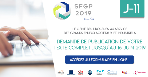 SFGP2019's tweet photo. 🚨 SFGP 2019 - PUBLICATION TEXTE COMPLET : Vous avez la possibilité de soumettre le texte complet de votre communication pour publication dans une revue internationale à comité de lecture. Formulaire à compléter en ligne, jusqu'au 16 juin 2019 : https://t.co/zylS8VdnOA. https://t.co/vFffhxkYaS