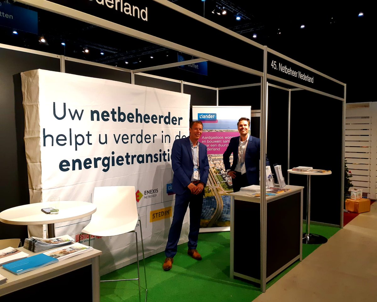 Ook <a href="/LianderNL/">Liander</a> aanwezig op #vngcongres2019 samen met <a href="/netbeheerNL/">Netbeheer Nederland</a>, @EndurisBV, <a href="/Stedin/">Stedin</a>, <a href="/Enexis/">Enexis</a>, <a href="/WestlandInfra/">Westland Infra</a>, <a href="/coteq_netbeheer/">Coteq Netbeheer</a> over #energietransitie.
