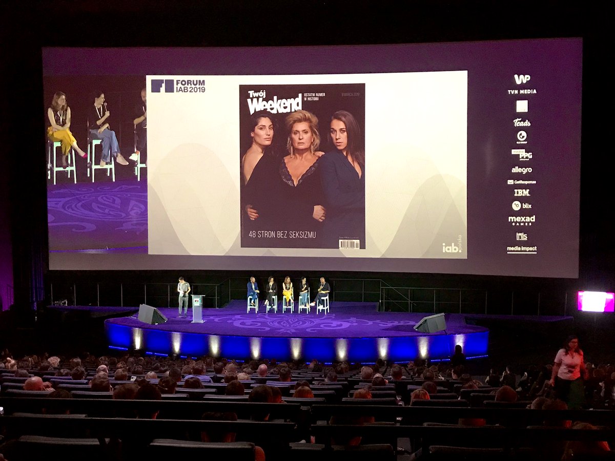 socialpressPL's tweet photo. Jesteśmy dziś na Forum IAB 2019 ✨ na scenie twórcy akcji Ostatni Twój Weekend opowiadają o jej kulisach 🙌🏻
#ForumIAB @IABPolska https://t.co/IV4H01pSqt