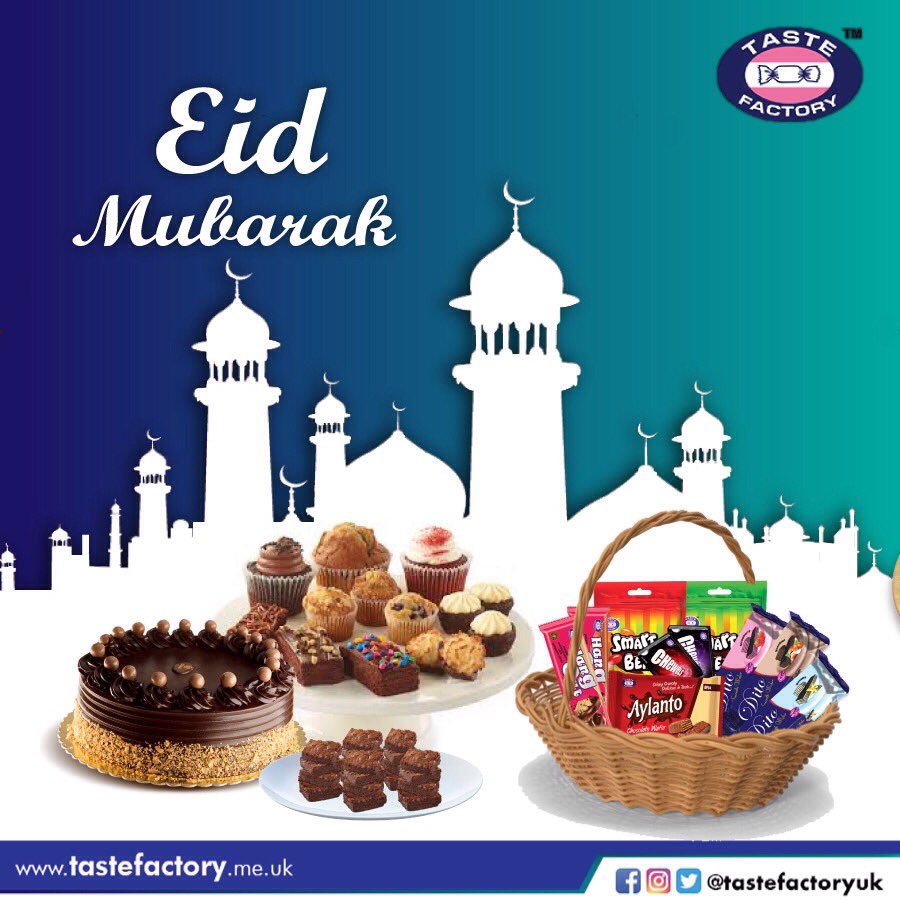 Tastefactoryuk's tweet photo. Eid Mubarak 🙂
May this Eid bring happiness to you all.
#Eidulfitar #TasteFactory https://t.co/rVdcYO6RnK