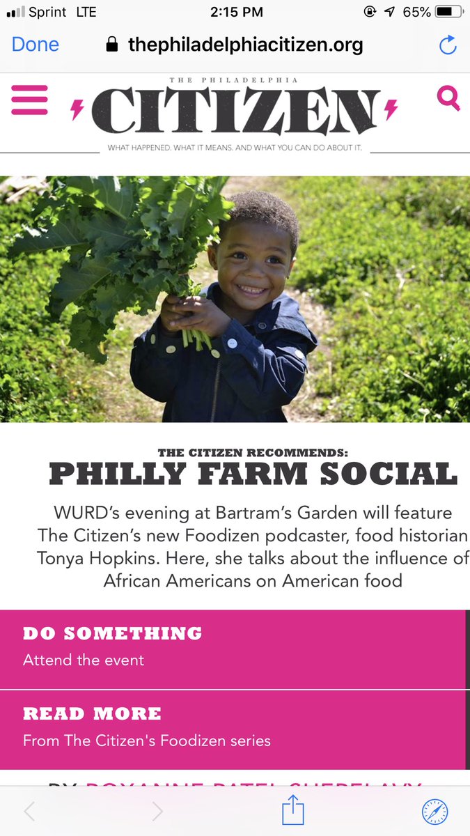 TheFoodGriot's tweet photo. Stay tuned: my @thephilacitizen #Foodizen podcast starts in July! For now, listen live on @onwurd each Thurs circa 6:25pm as I cohost a live culinary history segment w/ @ellisonreport & frequenting Foodizener @boozecolumnist! Hear our 1st live record conv: https://t.co/zjgqmHXXV6 https://t.co/cRXRZ8IvCx