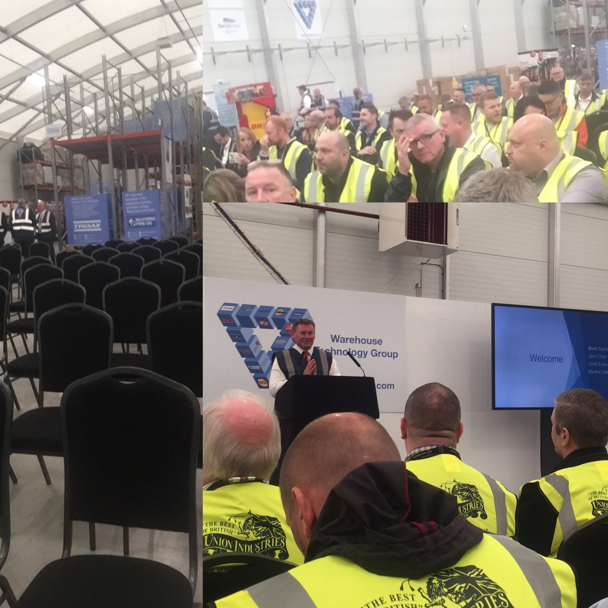 GMCC_Joy's tweet photo. Great to be @mantralearning this morning #WTGLive learning about automation in the logistics sector with @gmchamber @Spaciotempo @Flexiforklifts @ASAFE_UK @Siemens @EcoLighting_ELS @InterrollLtd @UnionIndustries and many more.. https://t.co/cJQpY2BMu8