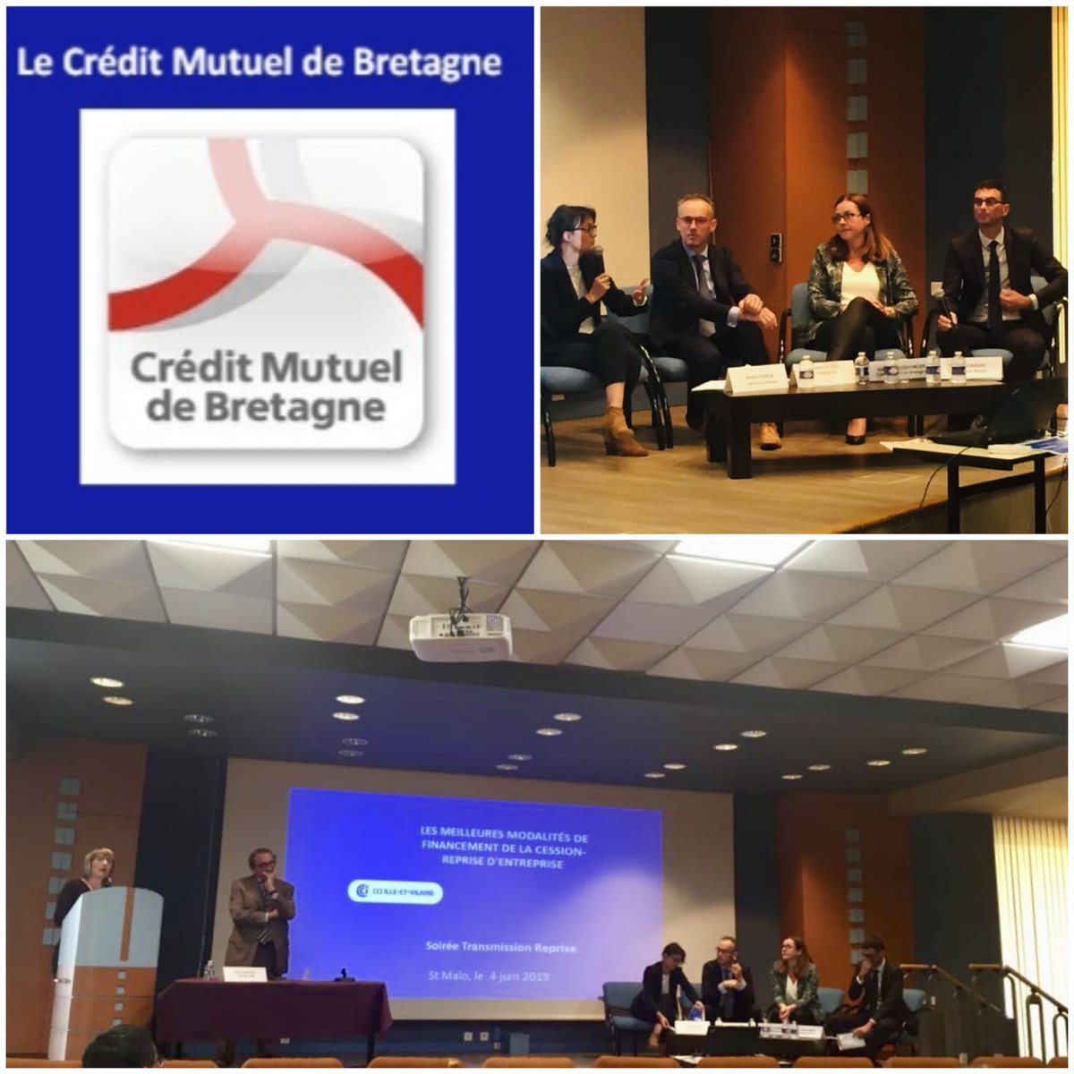 [Retour sur la Soirée #Transmission-#Reprise : les meilleures modalités de #financement ] à la <a href="/CCI_35/">CCI Ille-et-Vilaine 🇫🇷🇪🇺</a> auprès de cédants et repreneurs - <a href="/CMBretagne/">CMBretagne</a> partenaire de l'évènement.
<a href="/Comptagesma/">Comptagesma</a> #jtb #synextrans
Merci aux présents <a href="/AgenceMalo/">Rosine T</a> <a href="/Flore352/">PPP St Malo</a> <a href="/UTCombourg/">CMB UT COMBOURG</a> @ArkeaCapital