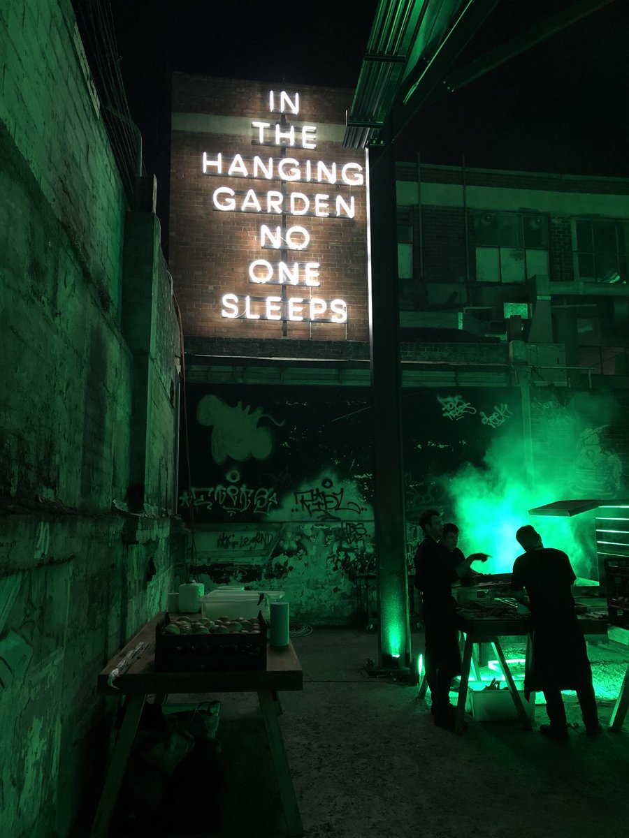 Why just hold a festival when you can create an entire cultural precinct? In The Hanging Garden launches tonight. #darkmofo