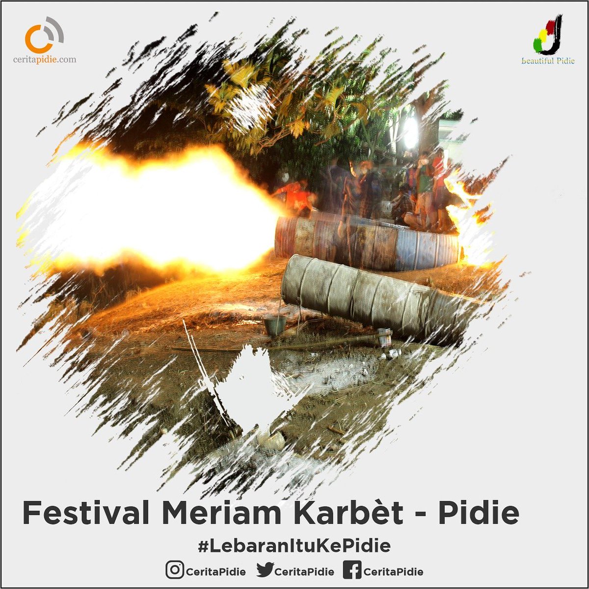 Malam ini ya. Tradisi Perang meriam akan meriahkan dan picu andrenalin kalian yang berkunjung ke Kec. Pidie, Indra Jaya dan Delima. 

<a href="/genpiaceh/">GenPI Aceh</a> 
<a href="/CeritaPidie/">#DiPidieAja</a>
<a href="/genpipidie/">GenPI Pidie #PesonaMudik2019</a>

#LiburanItuKePidie 
#MudikAsikBuatPiknik
#PesonaMudik2019