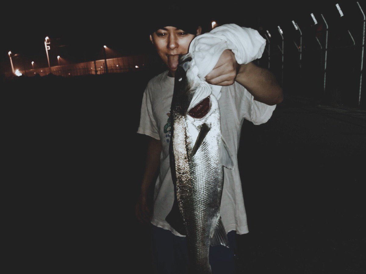 白水萌生 スズキ 海タナゴも釣れた 茨城のライブの後から ほぼずーっと海いる 笑 サイコーすぎ 海 釣り スズキ シーバス 電気ウキ ハリス2号 久慈川河口