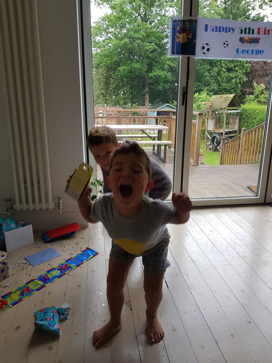 Our little George 5 today, very excited by his football Top Trumps cards from Joseph. #HAPPYBIRTHDAY #TimeFlies #proudparents <a href="/HuntLeanne/">Leanne Hunt</a>
