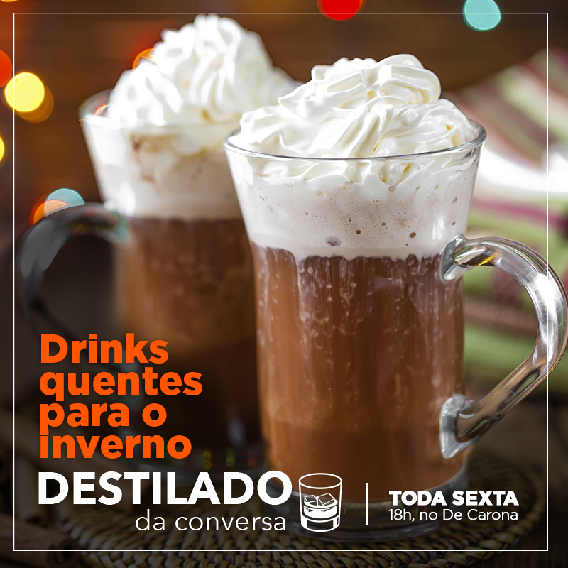 radio1029's tweet photo. O Destilado da Conversa dessa semana está irresistível! O bartender Thiago Ceccotti (@bartendingnotes) vai falar dos drinks quentes para o inverno. É nesta sexta, no De Carona. #destiladodaconversa #lebbosgin #backer #letsgin #sigasuaestrela  #whiskeybacker #3lobos https://t.co/cBxNa9NrXK