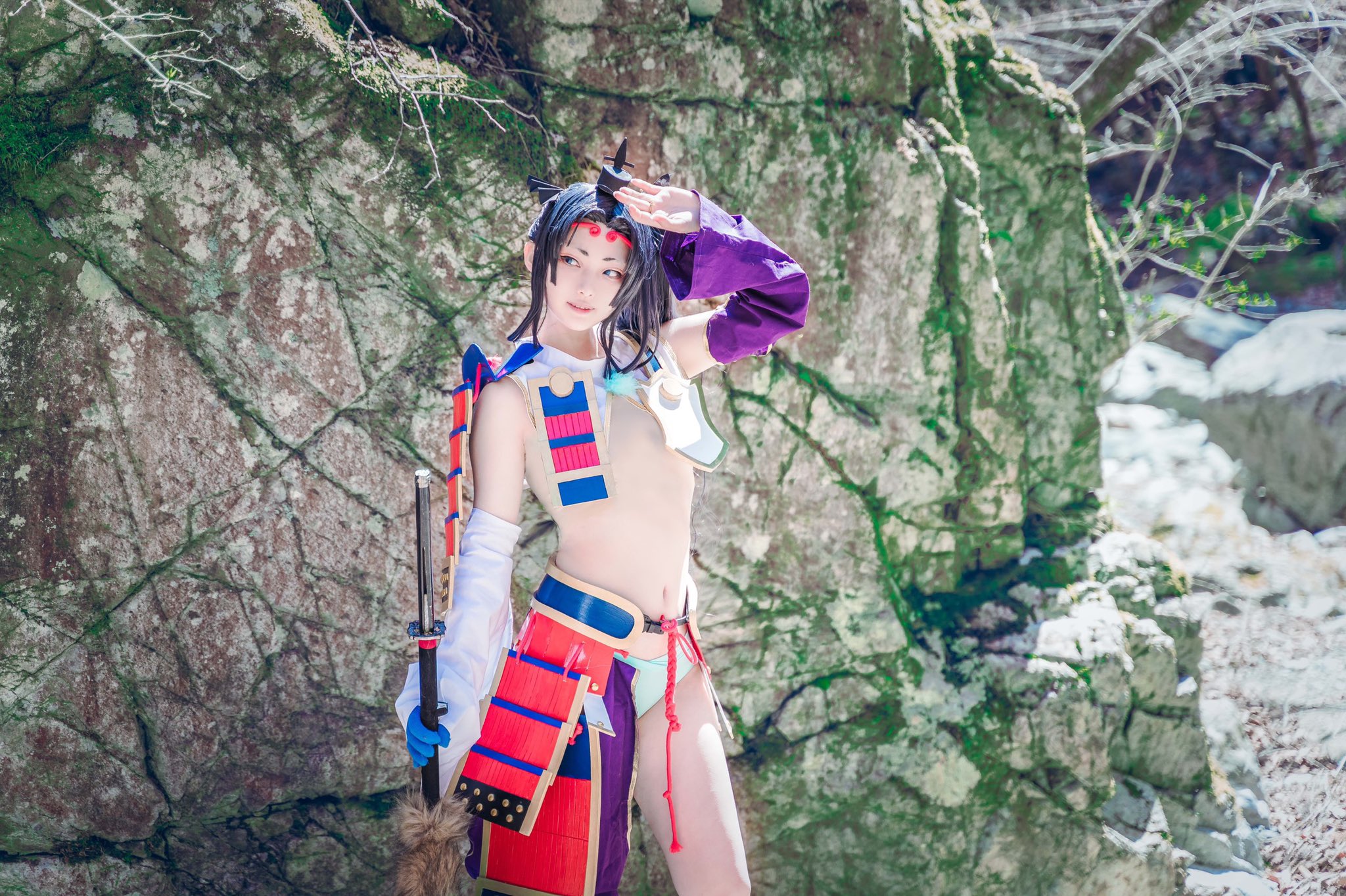 雨路おじさん コスプレ Fate Grandorder Fgo 牛若丸 牛若丸 罷り越しました 武士として誠心誠意尽くさせていただきます Photo シンイチロウさん Shinichiro1