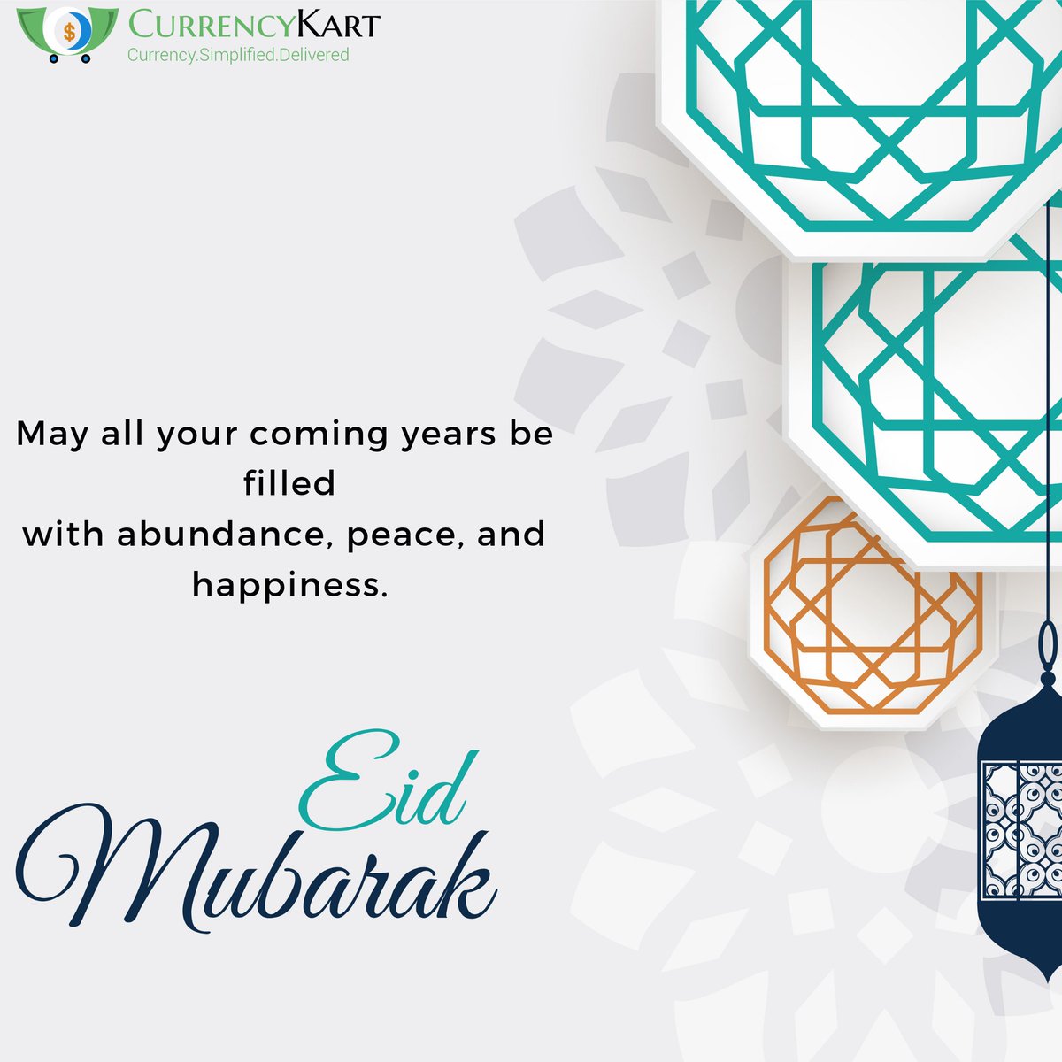 CurrencyKart's tweet photo. May all your coming years be filled with abundance, peace, and happiness.
Eid Mubarak!

#currencykart #eidmubarak #moneyexchange #multicurrencycard https://t.co/QaeMD0xgK1