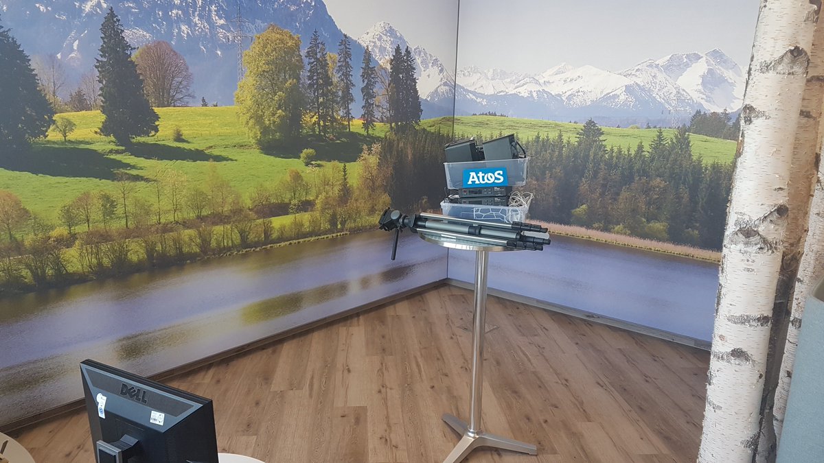 Preparing our Bavarian TV-studio to broadcast a FULL-HD video conference at 1:30 p.m. today based on <a href="/CircuitHQ/">Circuit</a> Meeting Room to support #PowerUpPartners19