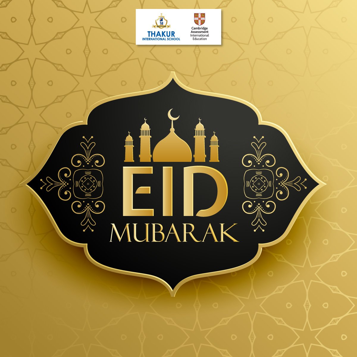 tismumbai's tweet photo. May this auspicious occasion of Eid brings health, wealth and prosperity to you.
We wish everyone a very Happy Eid!
#ThakurInternationalSchool #Cambridge #EidMubarak https://t.co/eSsgXFqgDq