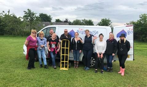 wearekeygroup's tweet photo. On Saturday we held our first corporate volunteering day, 5 employees across KR Group traveled to Chorley to help our charity of the year, The Boathouse Youth Charity take down camping equipment from their week long residential trip. A great day was had by all. https://t.co/s27suPI3Gi