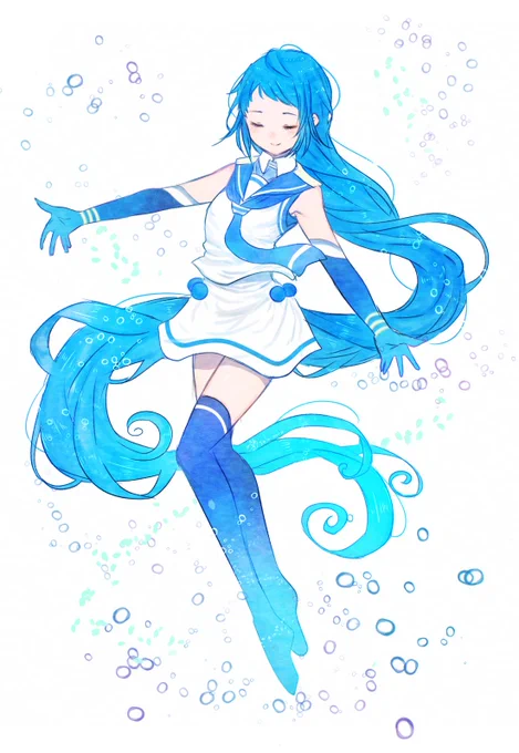 #画力変化ビフォーアフター
5年前と今。 
Twitterに絵をあげるようになってから、お絵描きがさらに楽しくなりました(*'ω`*) 