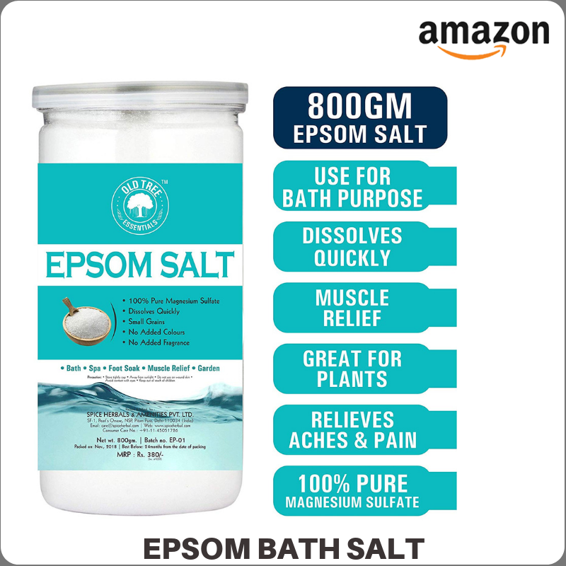 Old Tree Epsom Bath Salt For Muscle Releif, Relives Aches & Pain
Buy Now: amzn.to/2WeJbCG 
#Salt #BathSalt #EpsomBathSalt #MuscleReleif #Pain