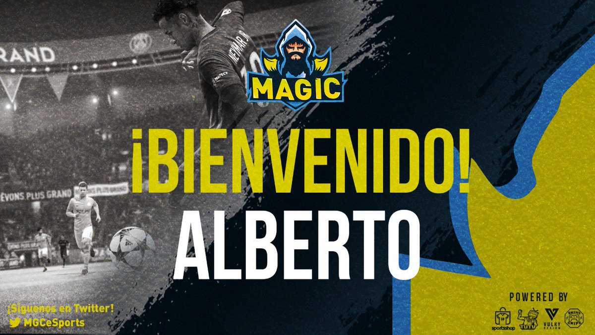 MGCeSports's tweet photo. #FIFA19 || Nuestro 5 nto y último refuerzo en este mercado es nada más ni nada menos que @AlcalaAlbertito , procedente de @LotosAzules.

Un seguro bajo palos , que ya demostró su nivel estas temporadas, y ahora viene para hacerlo en Magic 

¡Bienvenido a Magic! 🧙‍♂️🔮 https://t.co/wcRHw4Z912