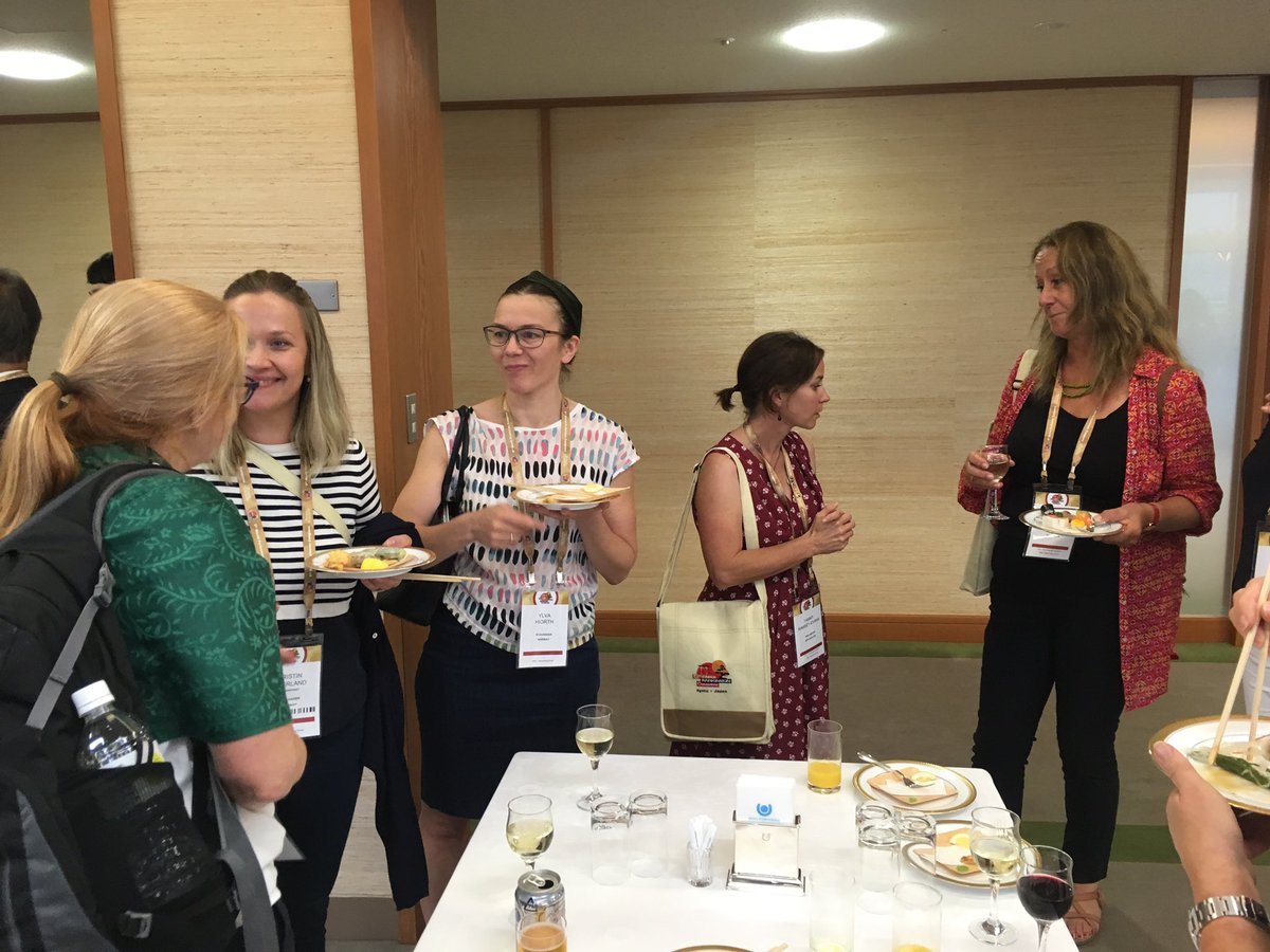 Mingling at the Networking Event <a href="/WorldPDCongress/">WPC 2026</a>  #wpc2019 #networking #parkinsons