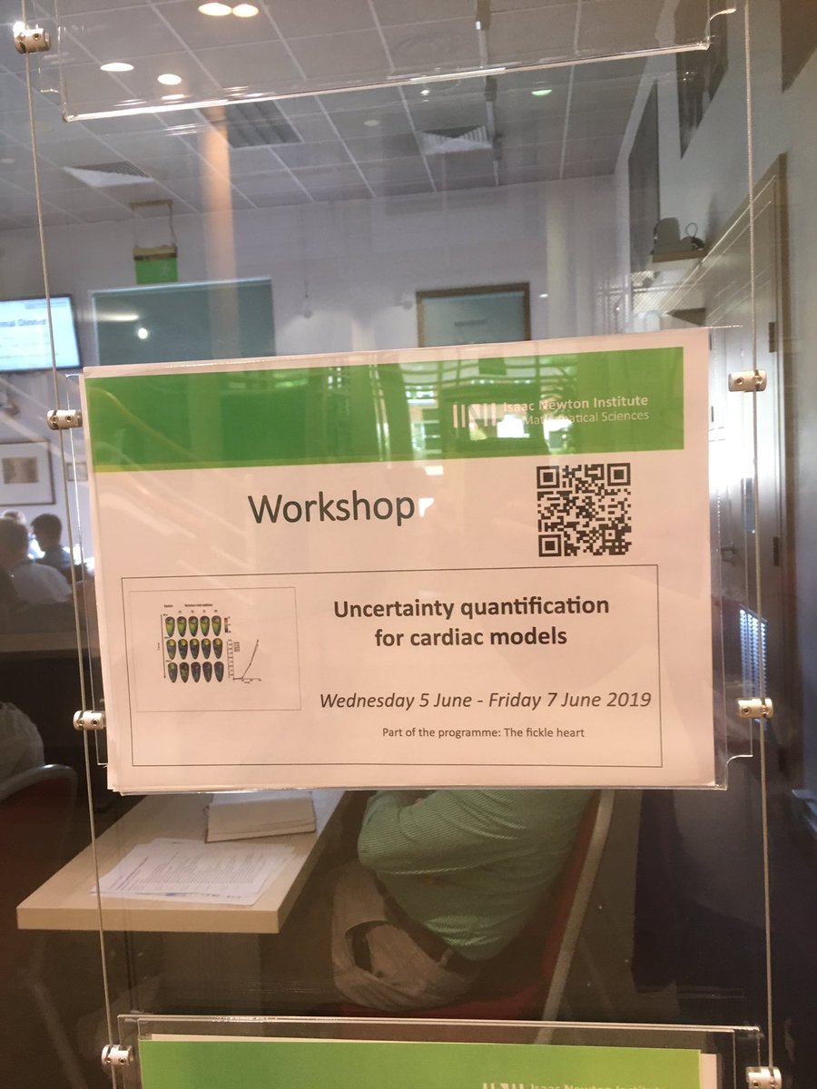NewtonInstitute's tweet image. Uncertainty quantification for cardiac models workshop part of the #FickleHeart programme just kicking off. Looking forward to hearing how #UncertaintyQuantification is helping translate cardiac models  to clinical applications