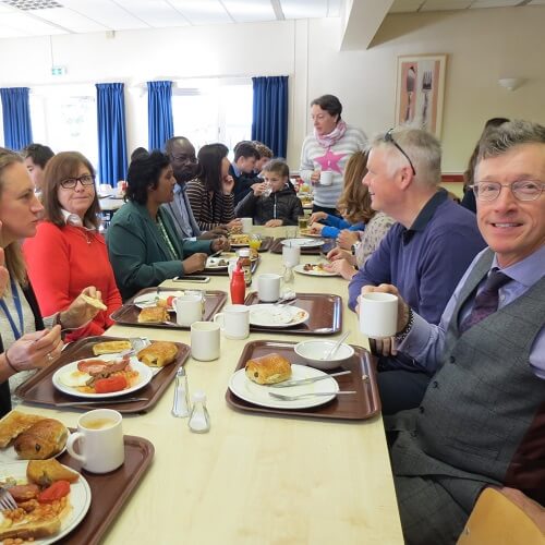 Pockfriends's tweet photo. The FOPS Big Breakfast events are proving a great hit.  The next date will be in June, inviting Second Year pupils and parents @PockSchool so keep a look out for your invitation! See https://t.co/89oIhu7XXN https://t.co/sQg0UVr0or