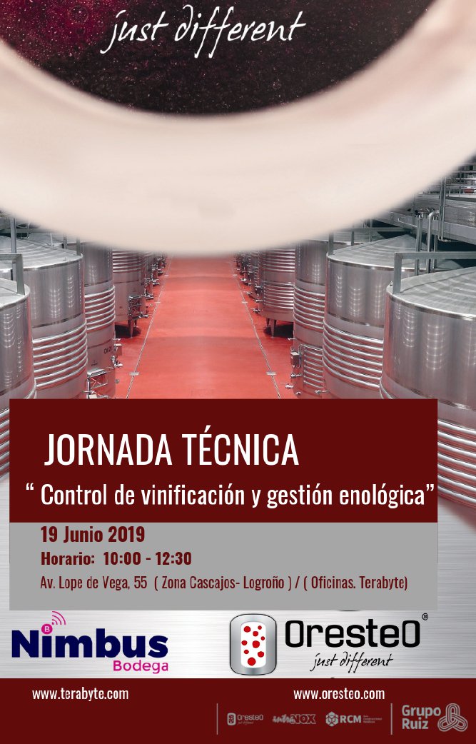 ORESTEO (@oresteo3) on Twitter photo Próximo 19 de Junio , Jornada " Control de vinificación y gestión enológica". Plazas limitadas. reserva tu plaza. marketing@intranox.com Próximo 19 de Junio , Jornada " Control de vinificación y gestión enológica". Plazas limitadas. reserva tu plaza. marketing@intranox.com