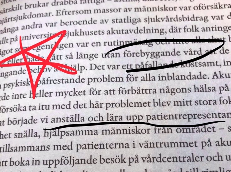 Precis checkat ut från jobbet, läser Michell Obamas bok på tåget - inser att delar av den handlar om mitt jobb! ⭐️#jämlikvård