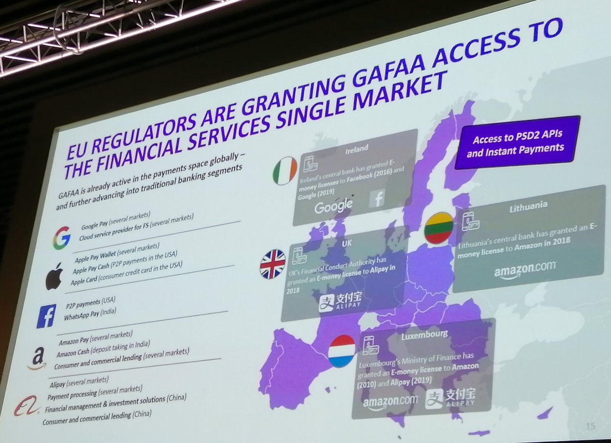 EFAssociation's tweet photo. Great lecture about the future of open banking: How regulation, standards and new business models will transform payments and banking in Europe. 💡
@money2020 @DSMeu
#Money2020 #Money2020EU #Money2020Europe #M2020EU #Europe #amsterdam #GAFAA https://t.co/9sUOqLeXLT