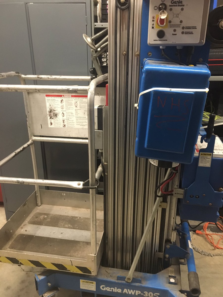 Joe_TraupmanLGN's tweet image. Setting some chairs up for drama and using our lifts to hang some amazing backdrops for the school play Peter Pan. I would show how amazing the set looks but everyone’s going to have to come see it for themselves Peter Pan starts today! The hype is real! #NMSLancerLead #peterpan