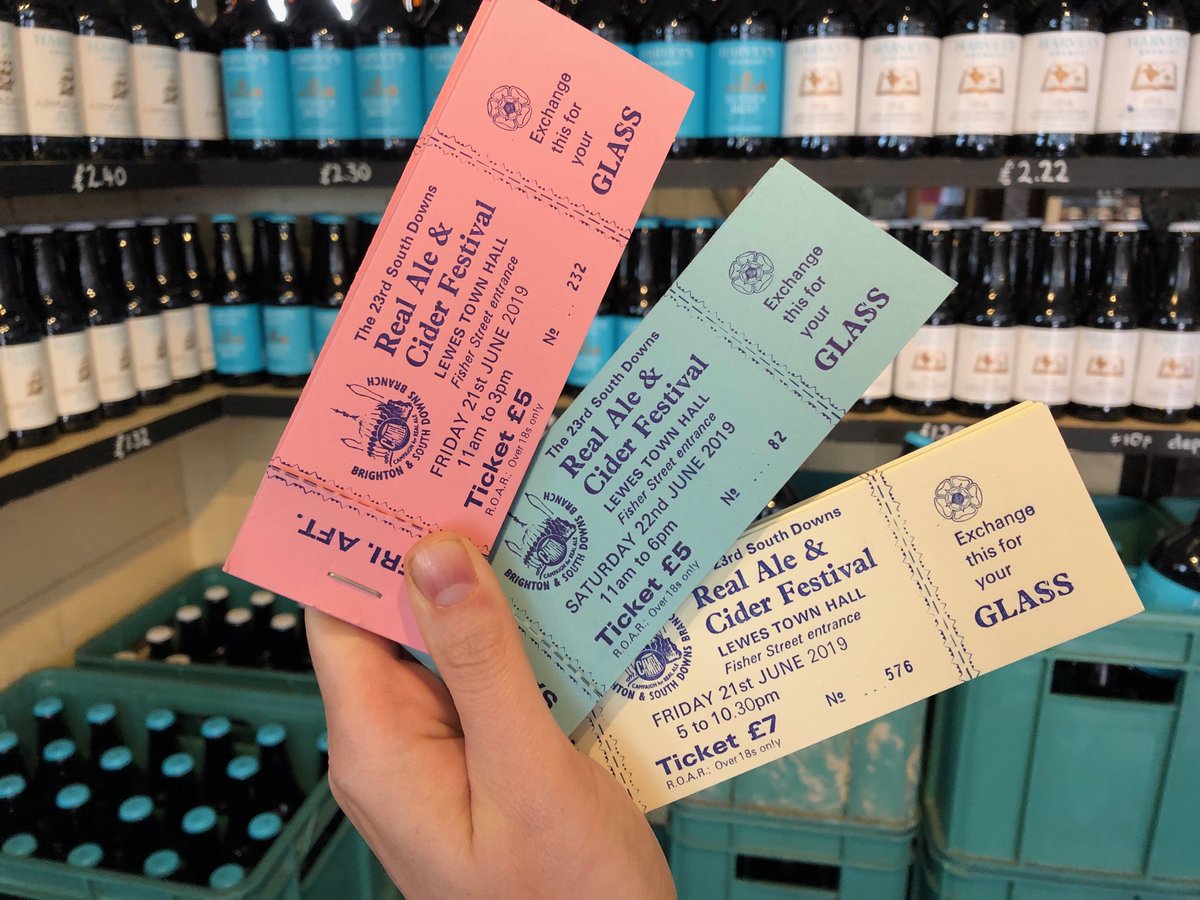 TICKET UPDATE: We’ve just had 50 more tickets for ⁦<a href="/LewesBeerFest/">Lewes Beer Festival</a>⁩ dropped into the brewery shop.
Pretty popular, so pop by the shop if you missed out on the previous batch!
#lewesbeerfestival #sussexbeers #beerandcider