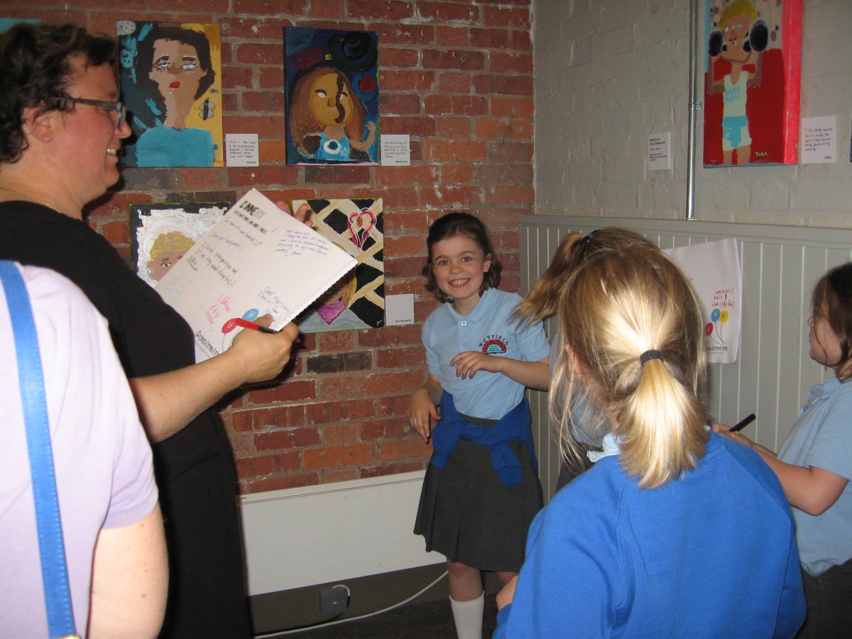 some of our year 4's having a marvellous time at Watts Gallery