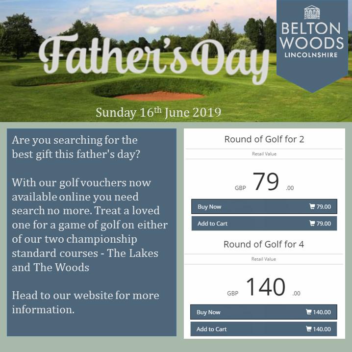 Don’t panic 12 days to go!!! ⛳️ 🏌️‍♂️ We’ve got you covered this Father’s Day 👍🏼 Visit our website for all our gift vouchers.

beltonwoods.co.uk 

#fathersday 
#beltonwoodshotel
#beltonwoodsgolf
#fathersdaygiftideas 
#wegotyoucovered🙌🏾