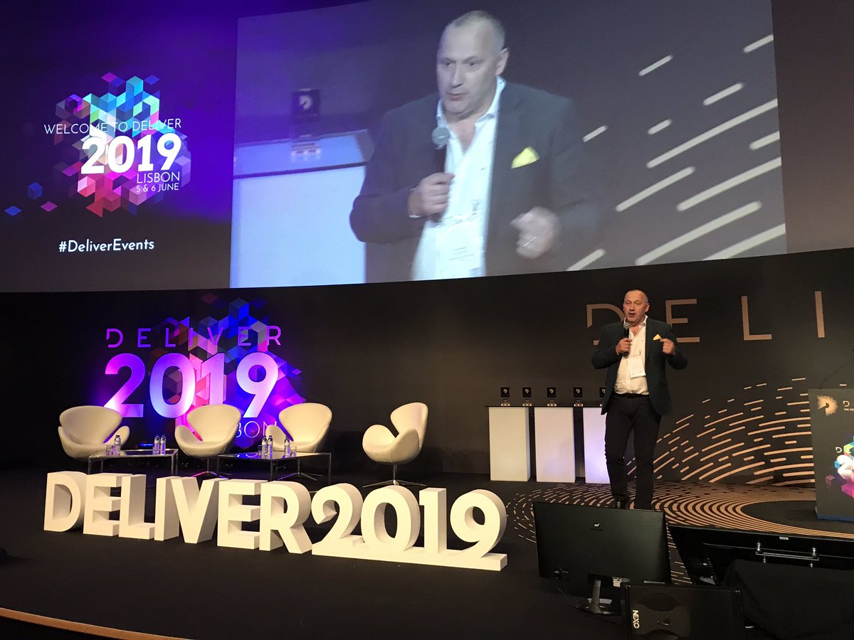 Off we go ! #DeliverEvents