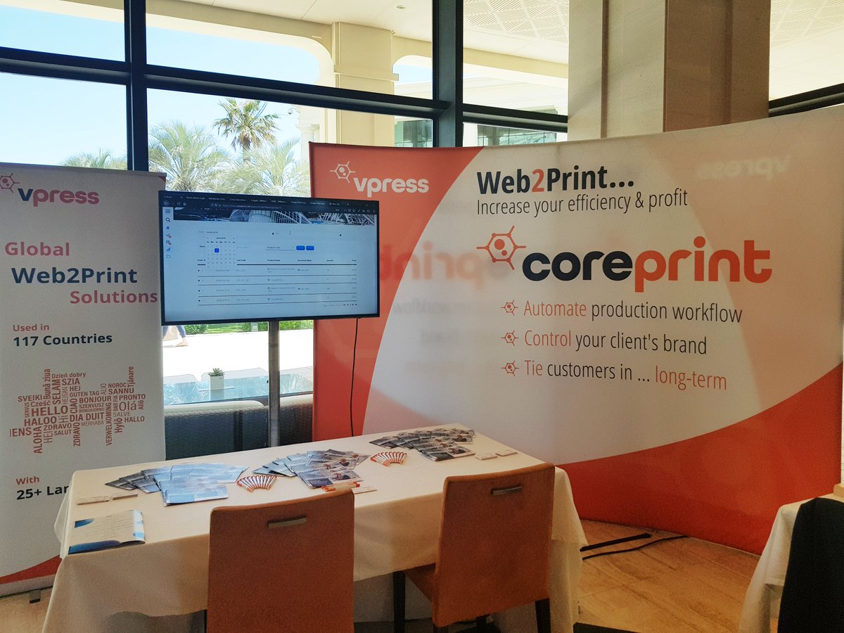 coreprint's tweet image. The sun is shining and we are ready to go! #ProkomConference2019 @TimAtVpress @KelvAtVpress