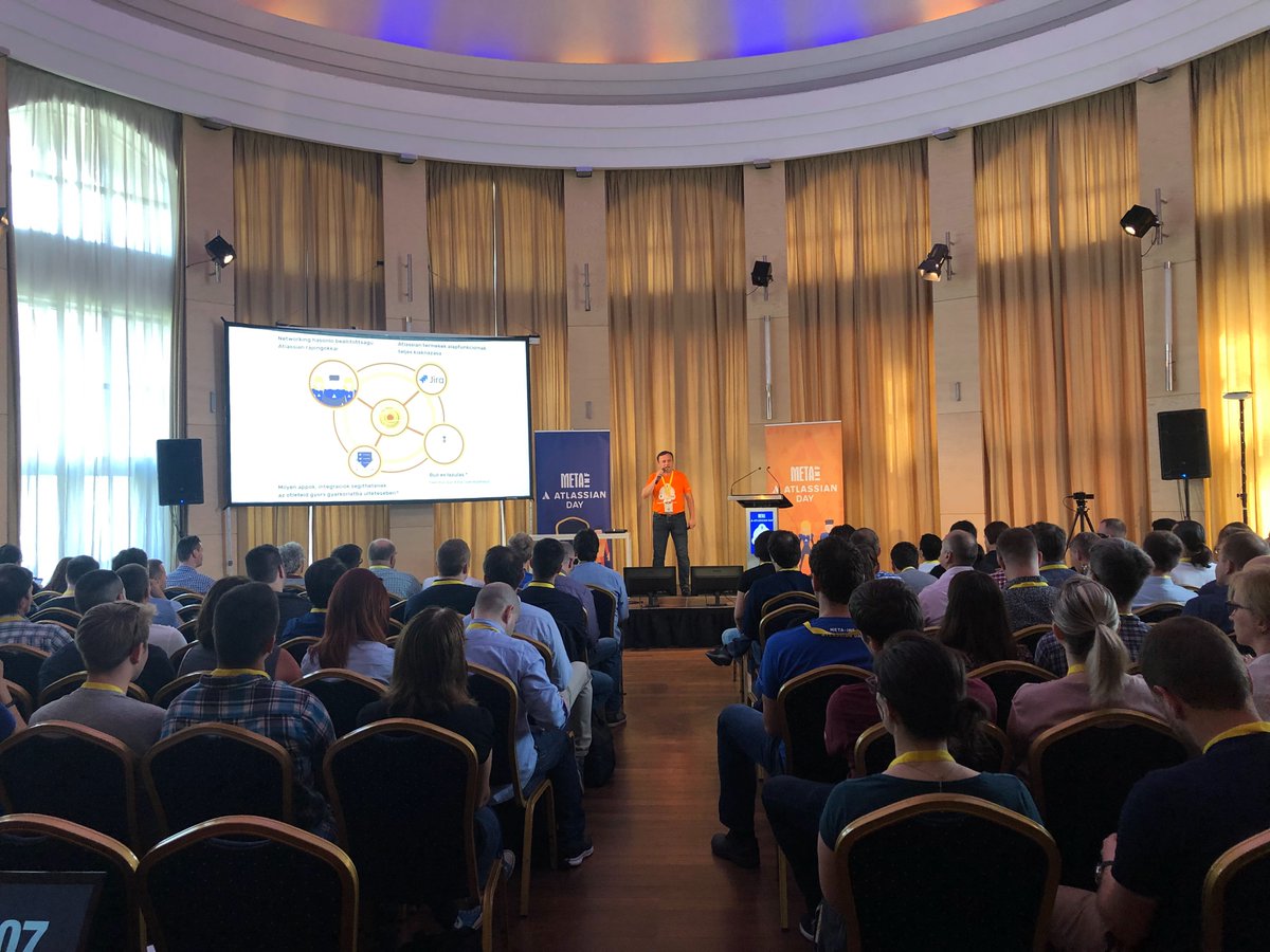 Adaptavist's tweet photo. META-INF @Atlassian Day is off to a great start! We're looking forward to attending some awesome talks throughout the day. Don't forget to swing by booth 9 to say hi and stay tuned for our talks tomorrow! π #metainf #atlassianday #adaptavist https://t.co/FEylKfY4Ie
