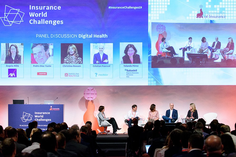 CommuInsurance's tweet photo. ¡Éxito de #InsuranceChallenges19! Más de 460 personas asistieron al evento de referencia del sector #asegurador en España https://t.co/i41J61geau https://t.co/iygSSLaZbg